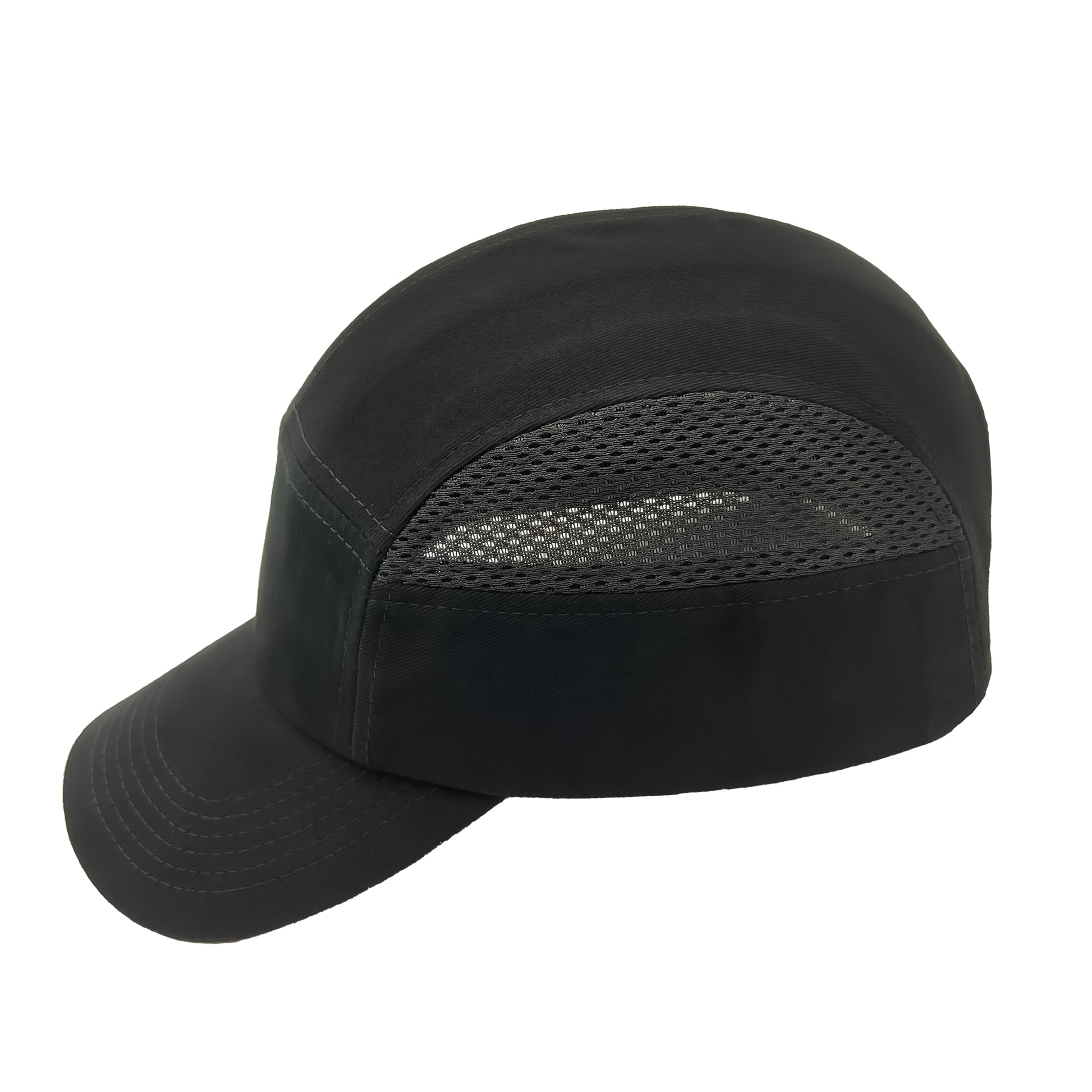 Lucent Path Mesh Black Baseball Safety Bump Cap Helmet Hard Hat Head Protection Cap for Men Women