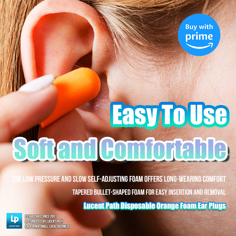 Buy With Prime - Disposable Orange Ear Plugs