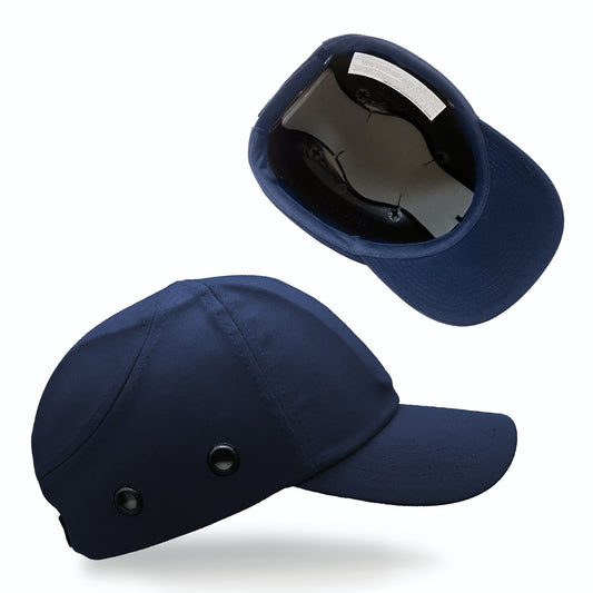 Lucent Path Blue Baseball Safety Bump Cap Helmet Hard Hat Head Protection For Men Women