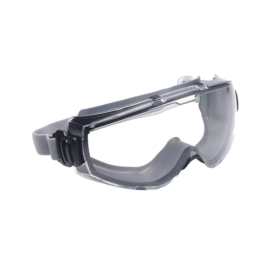 Lucent Path CE ANSI Certified Innovative Ergonomic Safety Eye Protection Anti Fog Anti Scratch Curved Lens Goggles