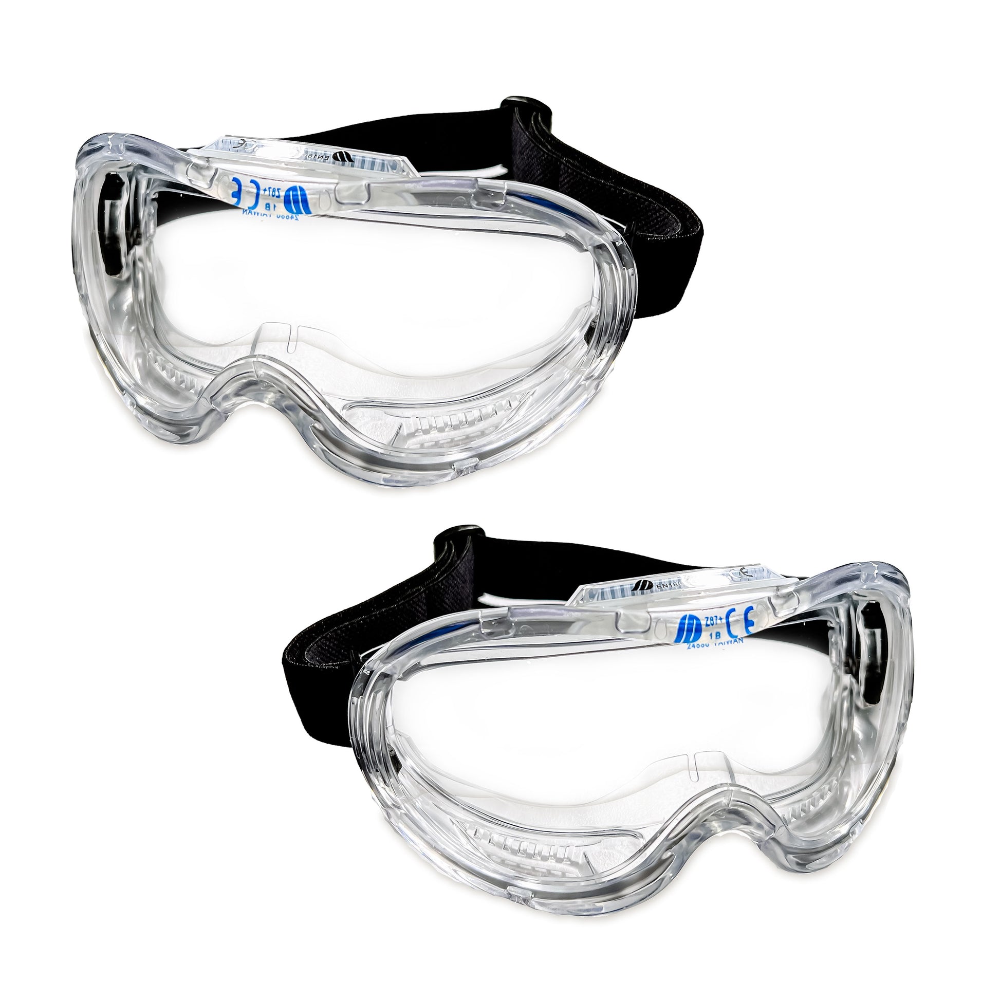 2 Packs Safety Eye Protection Anti Fog Anti Scratch Impact Goggles Fit Over Most Prescription Spectacle