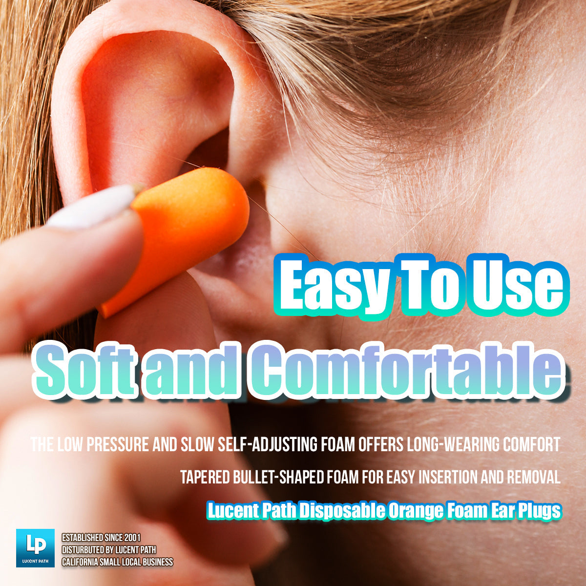 Lucent Path Disposable Orange Foam Ear plugs