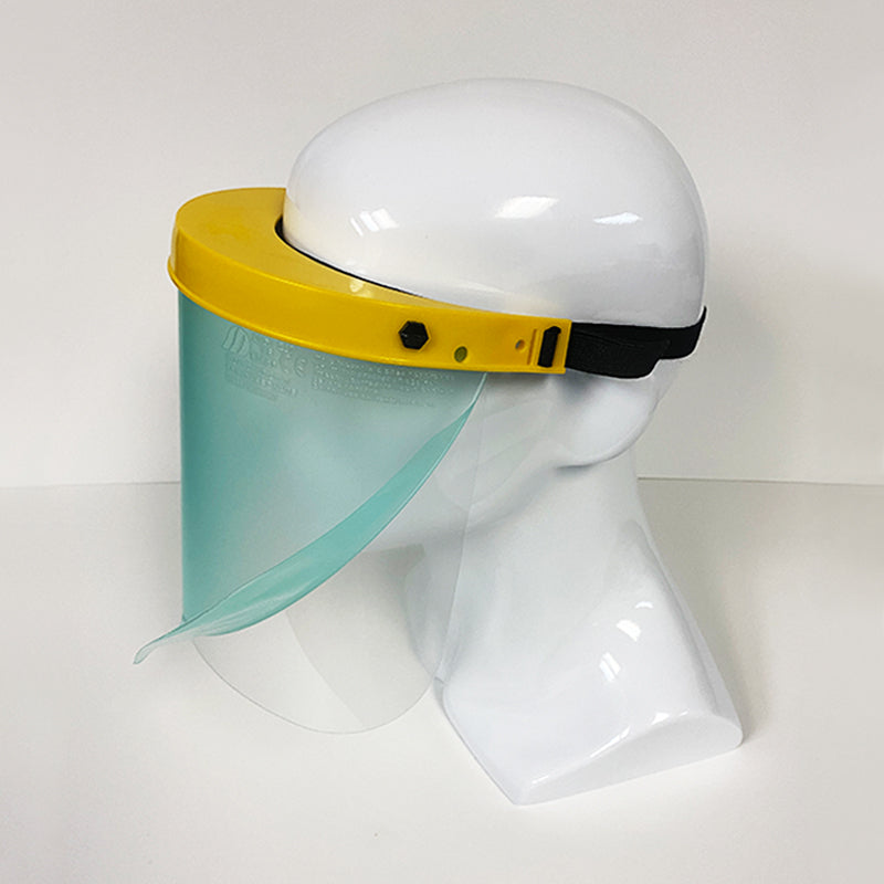 ANSI CE Certified Reusable Protective Safety Clear Visor Face Shield with Comprehensive brow guard